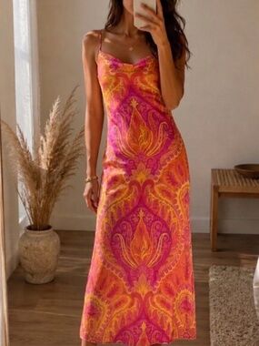 ✨ RARE GEM: CERRUTI 1881 Italian Luxury Silk Maxi Slip Dress ✨